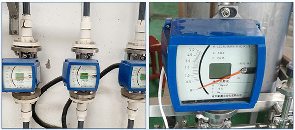 化工轉子流量計現場(chǎng)安裝使用圖