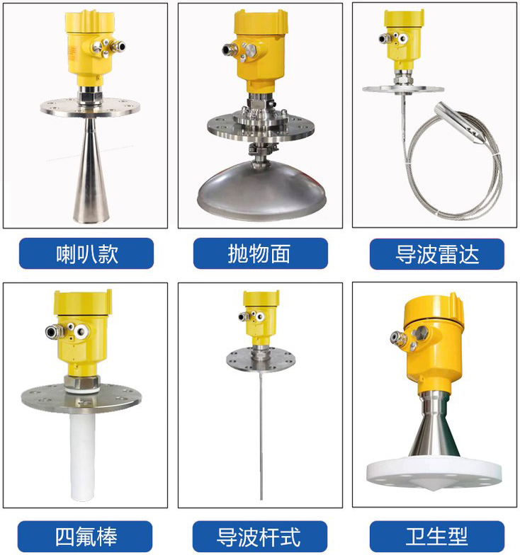 雷達液位變送器產(chǎn)品分類(lèi)圖