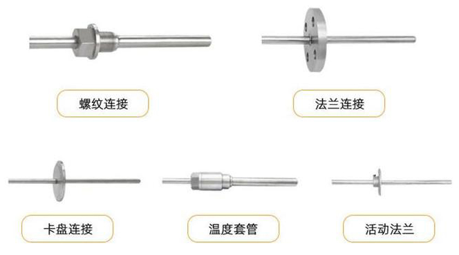 法蘭型溫度變送器連接方式分類(lèi)圖